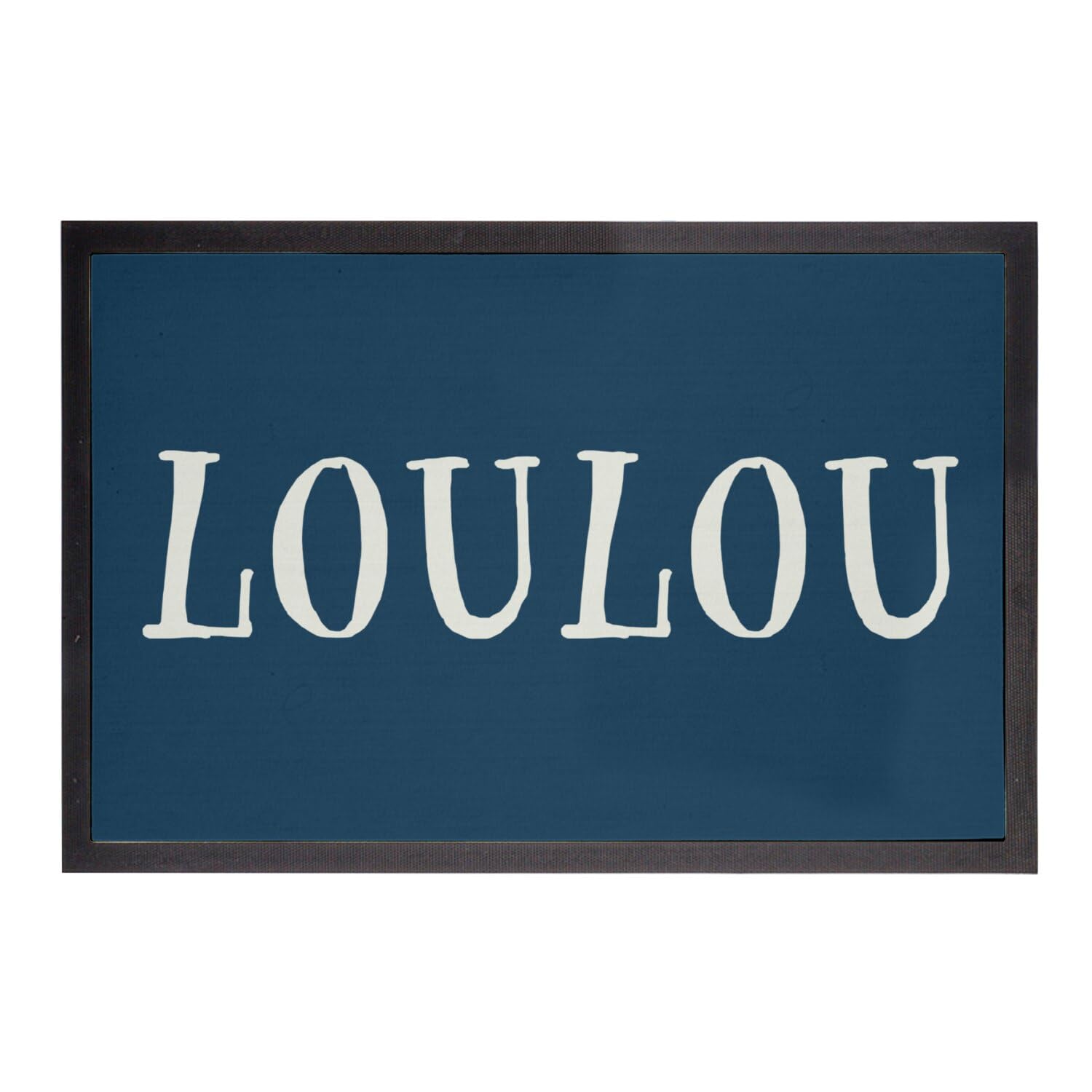 Paillasson Bleu Loulou Mignon une idée cadeau couple originale