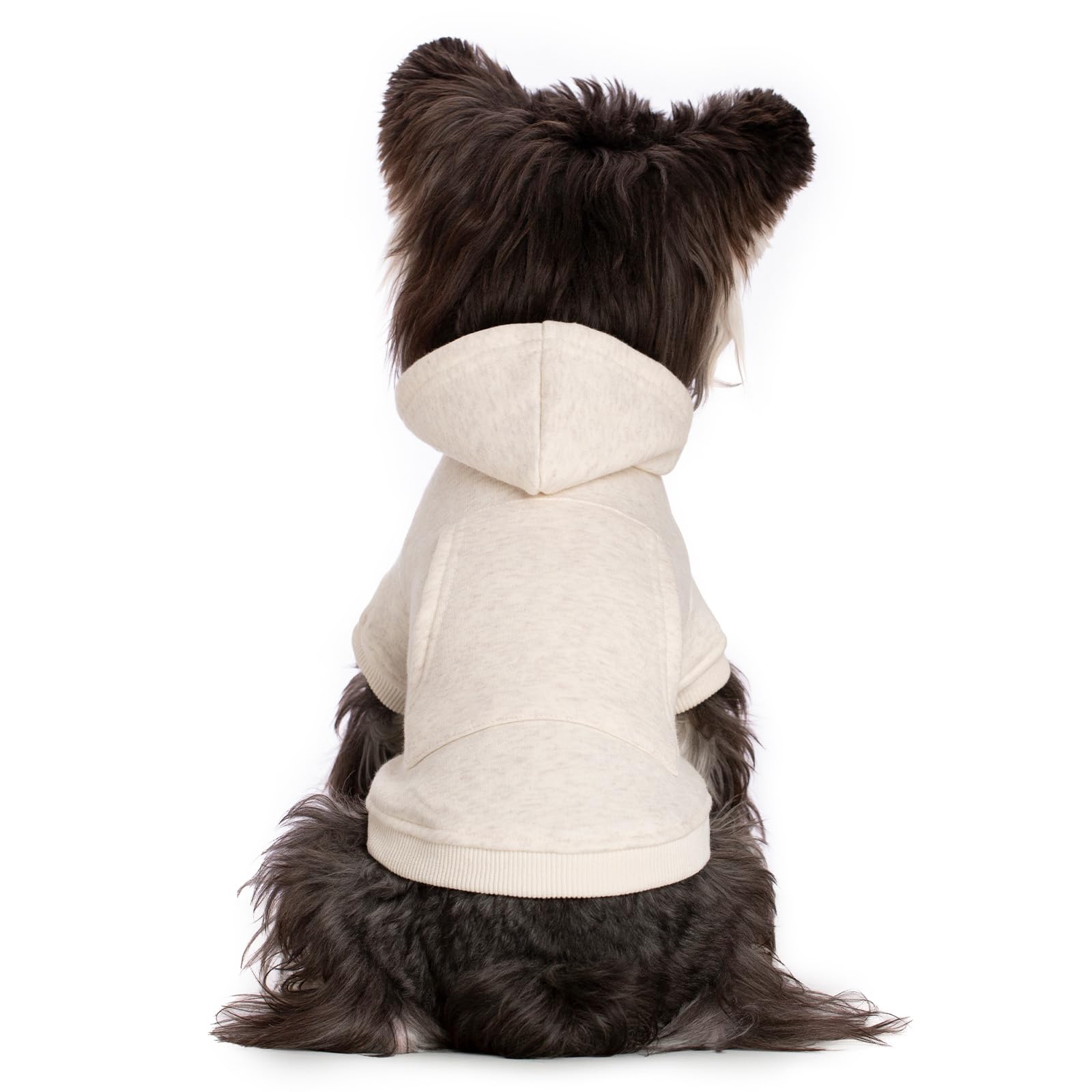 Koneseve Sudadera con capucha para perro, suéter de gato cálido con bolsillo, ropa suave para el uso diario, sudaderas básicas con capucha, ropa de abrigo de invierno, camiseta cómoda para todas las