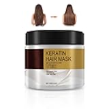 Collagen Hair Mask for Damaged Hair - Deep Repair Conditioning Argan Oil Treatment for Curly or Straight Thin Fine Hair 100ml