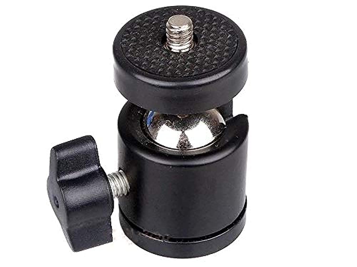 eWINNER 2 Packs 1/4" Swivel Mini Ball Head Screw Tripod Mount/Universal Mini Ball Head Tripod Head 360° Rotatable Ball Heads Camera Mount Adapter Rotating Mount Base Adapter for Cameras Tripods