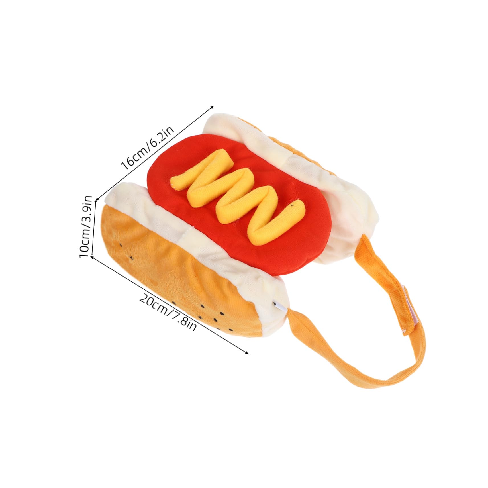 YARNOW 3 Pz Cappotto Per Cani Vestiti Per Animali Domestici Di Natale Costume Da Cosplay Per Cani Da Festival Vestiti Cosplay Per Animali Da Compagnia Costume Da Cane Hamburger Zucca