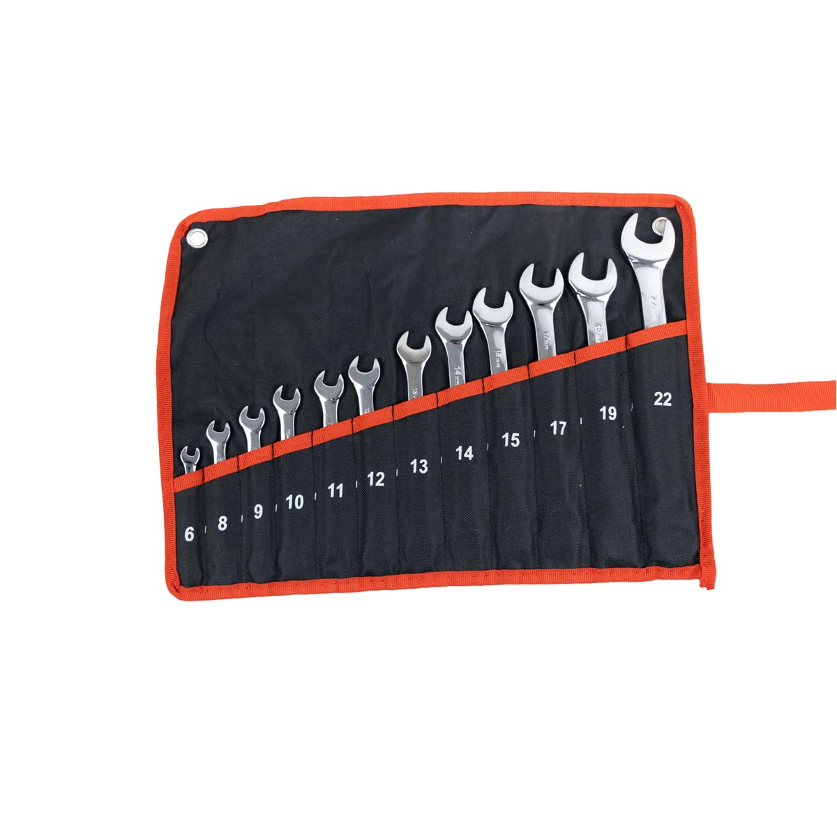 AEGON 12Pcs Combination Spanner Wrench Set with Cloth Organiser, 6mm to 22mm, Chrome Vanadium Steel For DIY, Household, Automobile Repairs (B0CRDJYTGS) Amazon Price History, Amazon Price Tracker