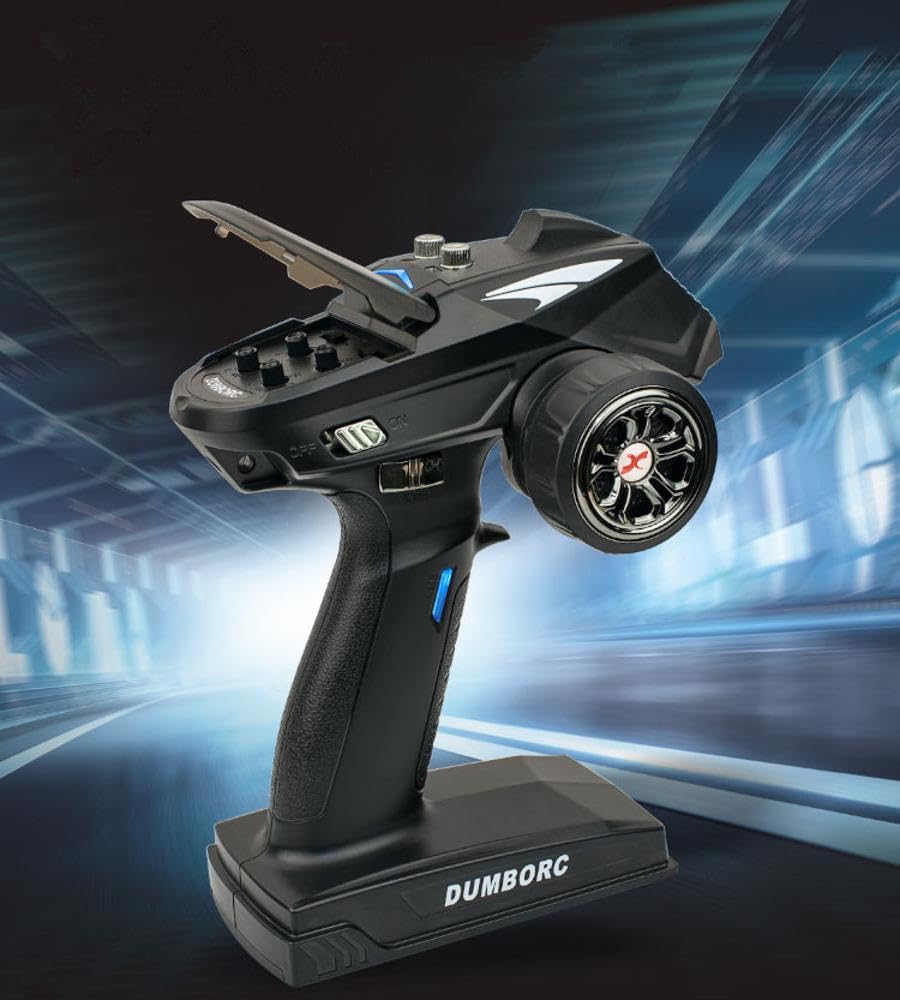 ZEZEFUFU RC DUMBORC-X6 6CH 2.4G RC Controller Trasmettitore Con Ricevitore X6FG per Rc Auto Barca Serbatoio Modello