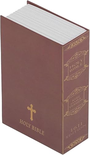 Miniatura 7 de Tyenaza Caja fuerte de almacenamiento con diseño de libro de diversión, caja fuerte oculta con cerradura de combinación de seguridad para dinero,