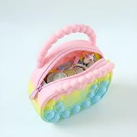 小物入れ babykiy Rainbow Buy Mshine Cute Small Coin Purse Rainbow Round Silicone Pop with