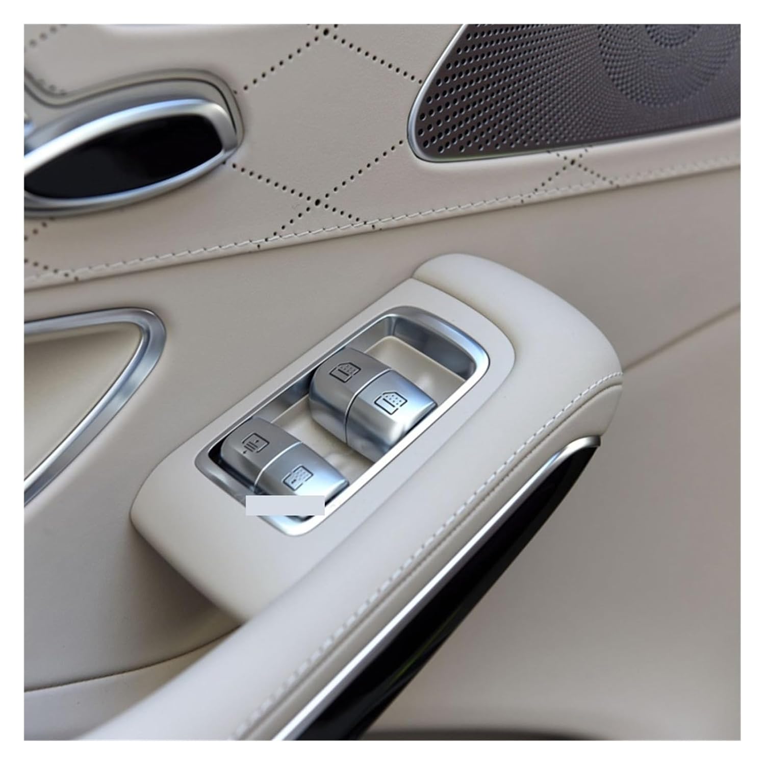 Power Window Control Switch Regulator Button Brown Black Beige W222 S550e S600 S63 Car Accessories(Brown)