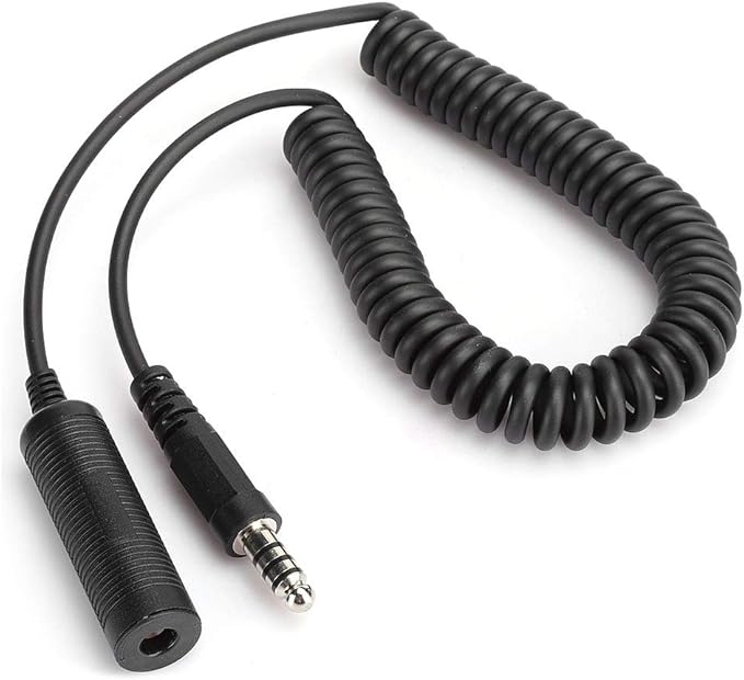 Headset Cord, Aviation Headset Adapter Headphone Extension Line High