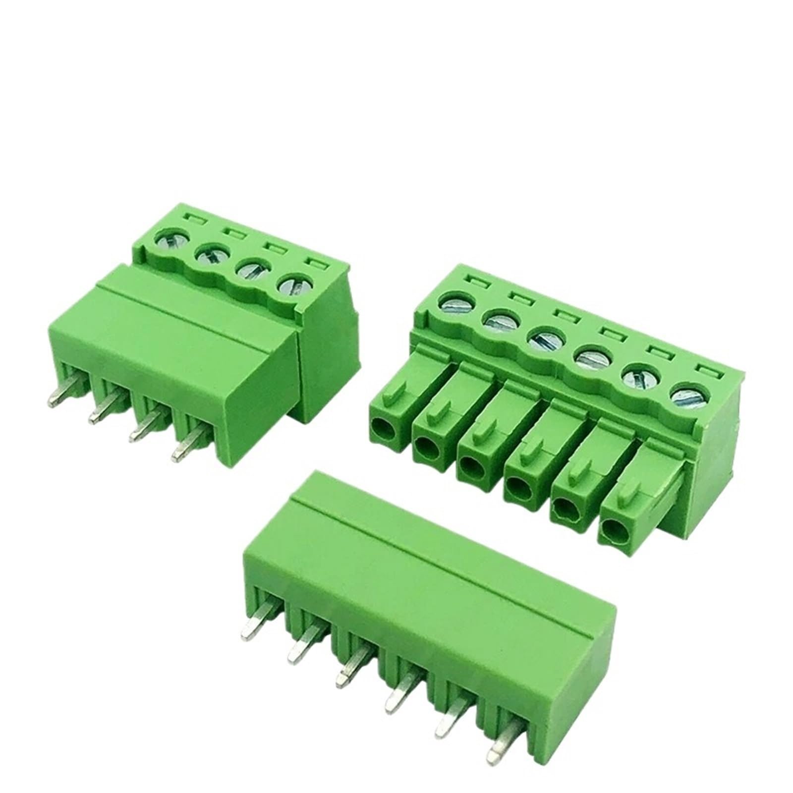 10 sztuk/pary 2EDG 15EDG PCB Śruba Blok zacisków Złącze Pulg Głowica Phoenix Zielona listwa zaciskowa Phoenix 2-24P (Plug Straight10pairs, 3,5 mm, 20P)