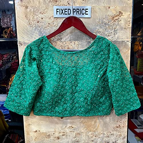Image of Vihu Fashion Women Georgette Half Sleeve Blouse