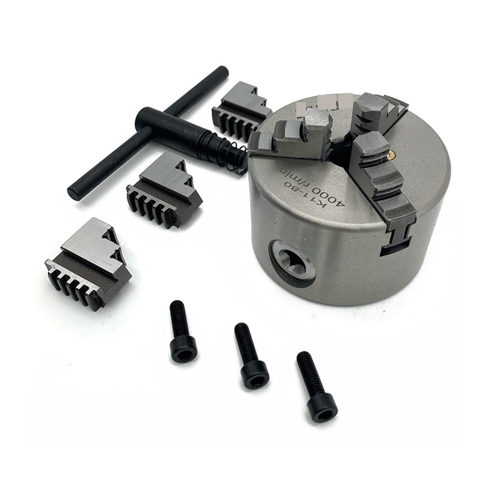 Mandril de Torno, Mandril de torno K11-80 Mini mandril Torno marca 80 mm autocentrante mini 3 mordazas
