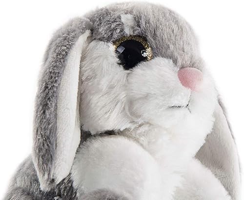 Miniatura 5 de My OLi - Conejo de Pascua de peluche de 8 pulgadas conejo de peluche conejo sentado animal de peluche regalo de Pascua para infantes bebés niños