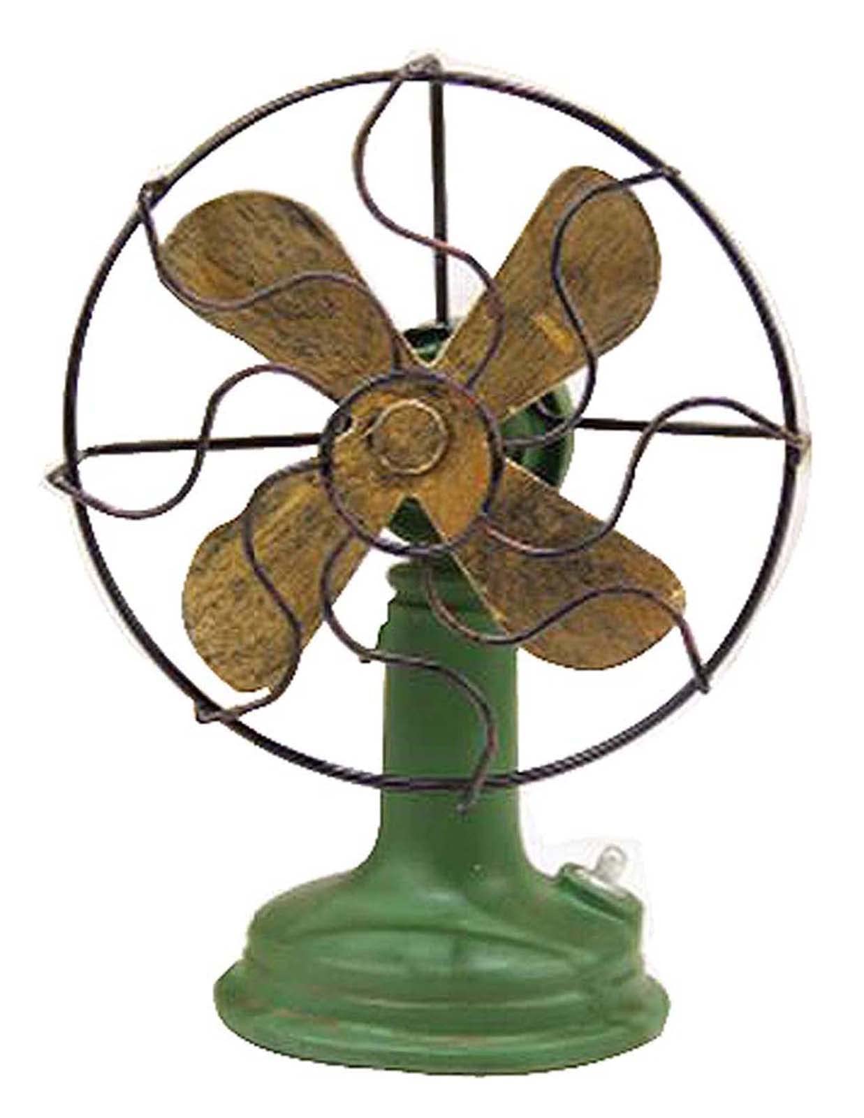 ZEALMAX Modelli di oggetti in stile retrò vintage, ornamenti fatti a mano per la casa, il vecchio ventaglio