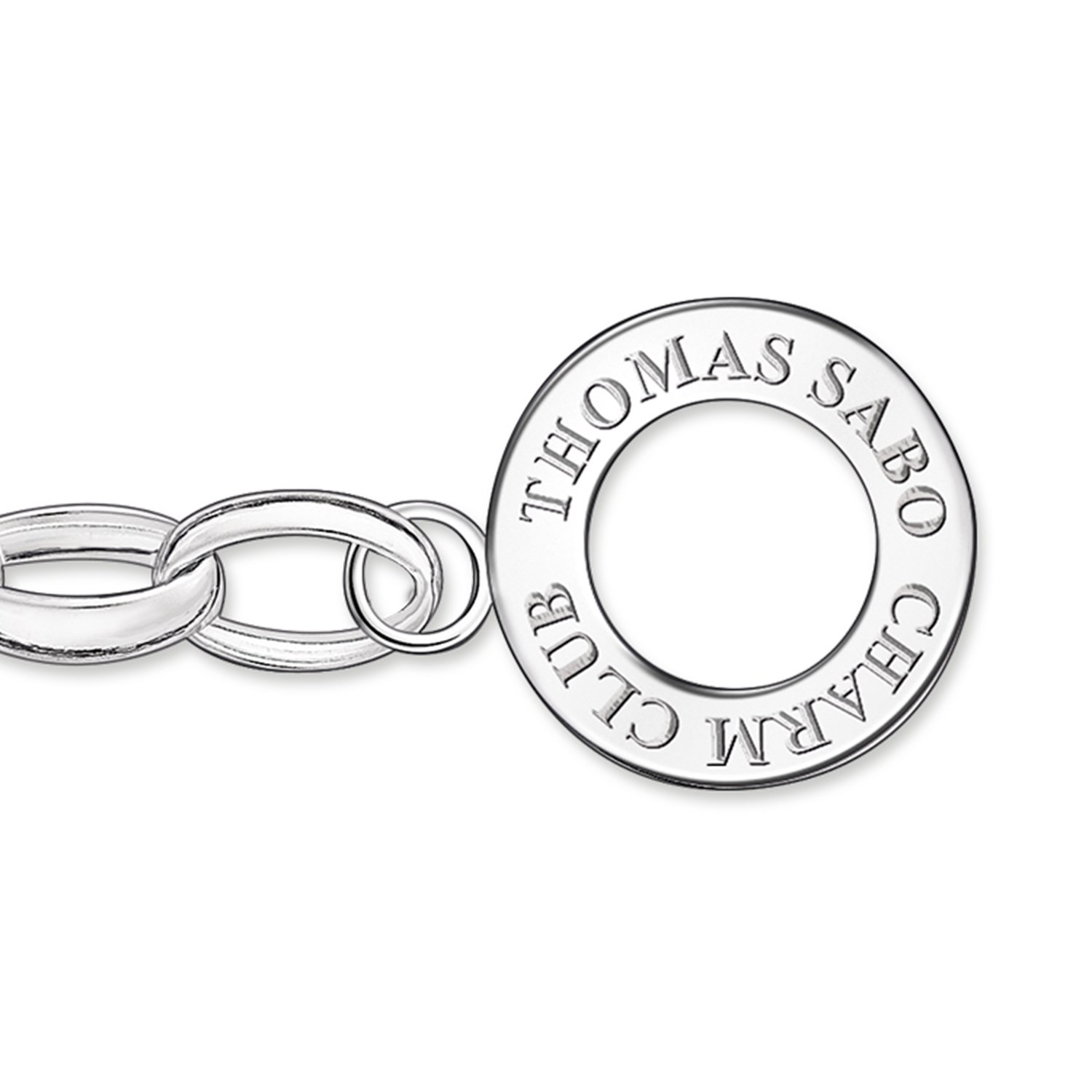 Thomas Sabo Damen Charm-Armband Classic Charm Club 925 Sterling Silber X0032-001-12