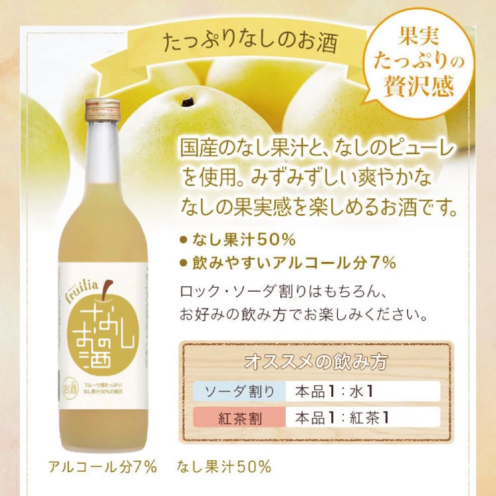 Amazon.co.jp: 中埜酒造 國盛 なしのお酒 [ リキュール 720ml ] : 食品