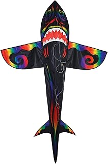 In the Breeze 3324 - Aurora Shark 7.5 Foot Kite - Fun, Easy Flying Kite