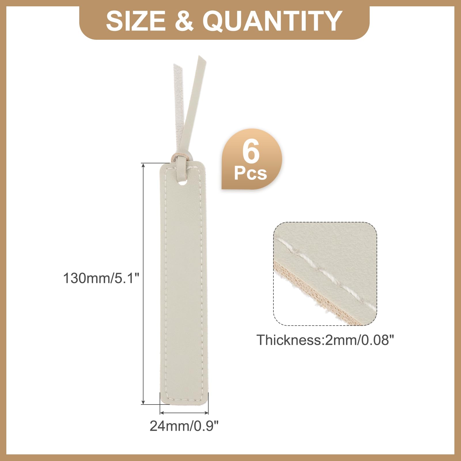 PATIKIL Leather Bookmarks - Image 2
