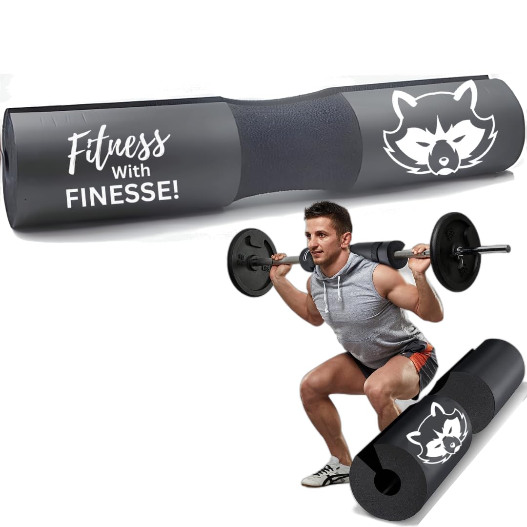 Mapache Elite series barbell pad for weightlifting, squats, Squat Pad for Lunges and Squats - Hip Thrust Pad for Standard & Olympic Bars - Provides Cushion to Neck and Shoulders While Training (Grey) (B0D1ZHQD1T) Amazon Price History, Amazon Price Tracker