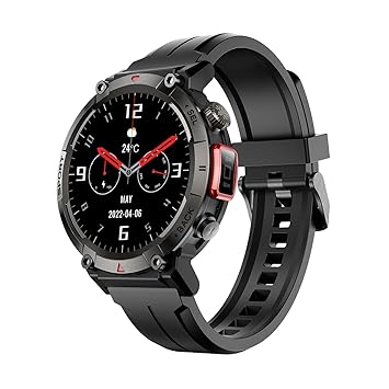 Cult Ranger XR1-1.43" AMOLED Display,Outdoor Rugged Smartwatch for Men, Bluetooth Calling, 8 Days Battery, Continous Heart Rate,100+ Sports Mode, Live Cricket Score, Built-in Flashlight, Free Strap - image, photos