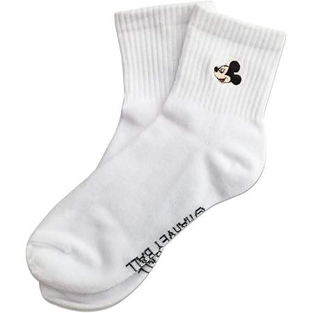 Amazon ディズニー ワンポイント刺繍ソックス ミッキーマウス 約22 24 Awds40j おもちゃ雑貨 おもちゃ