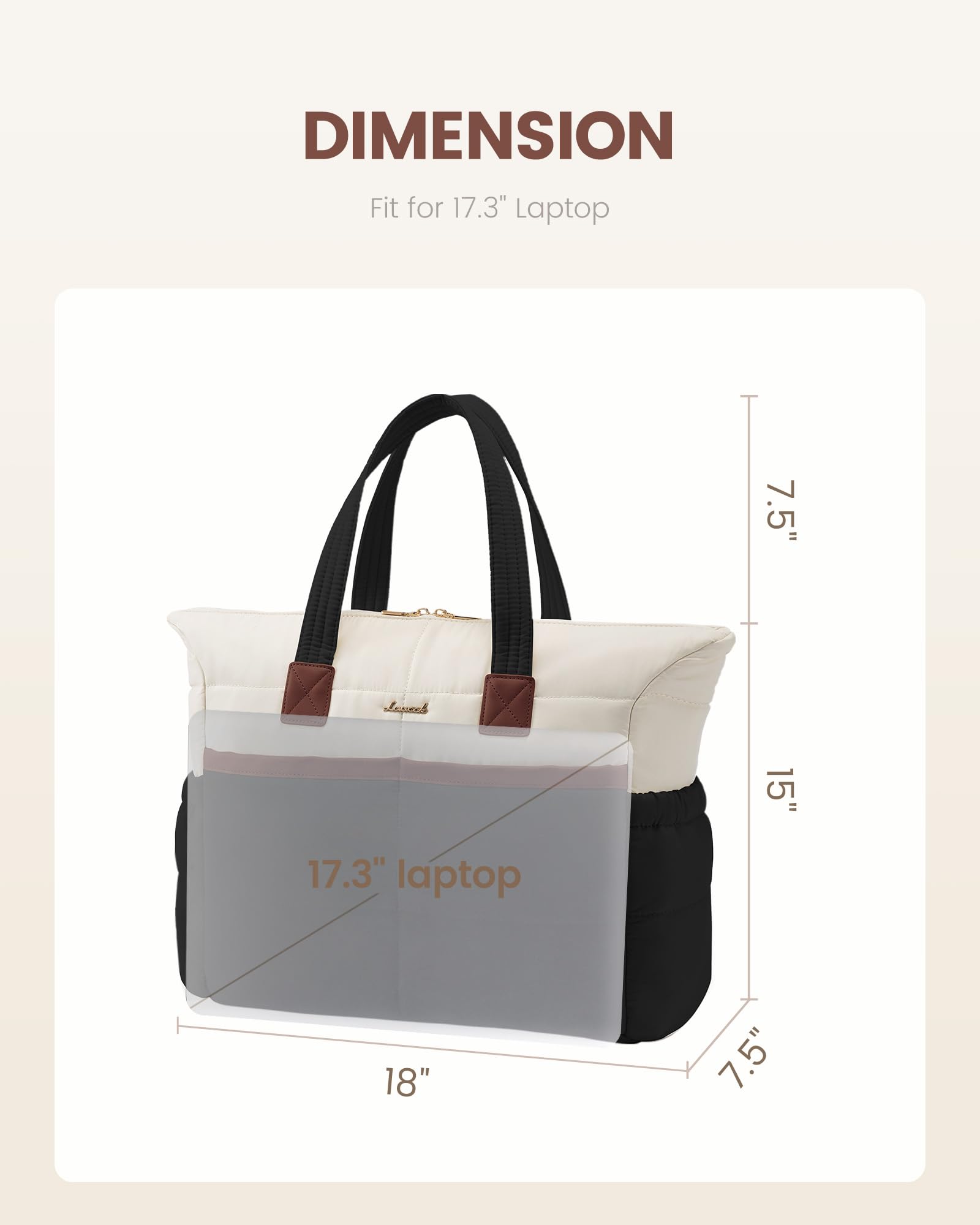 LOVEVOOK Laptop Bag for Women 15.6 Inch,Multi-pocket Teacher Tote Nurse Bag Work Tote Bag Computer Bags,Utility Large Purse Handbags with Laptop Compartments for Daily,College,Travel,Business,Office