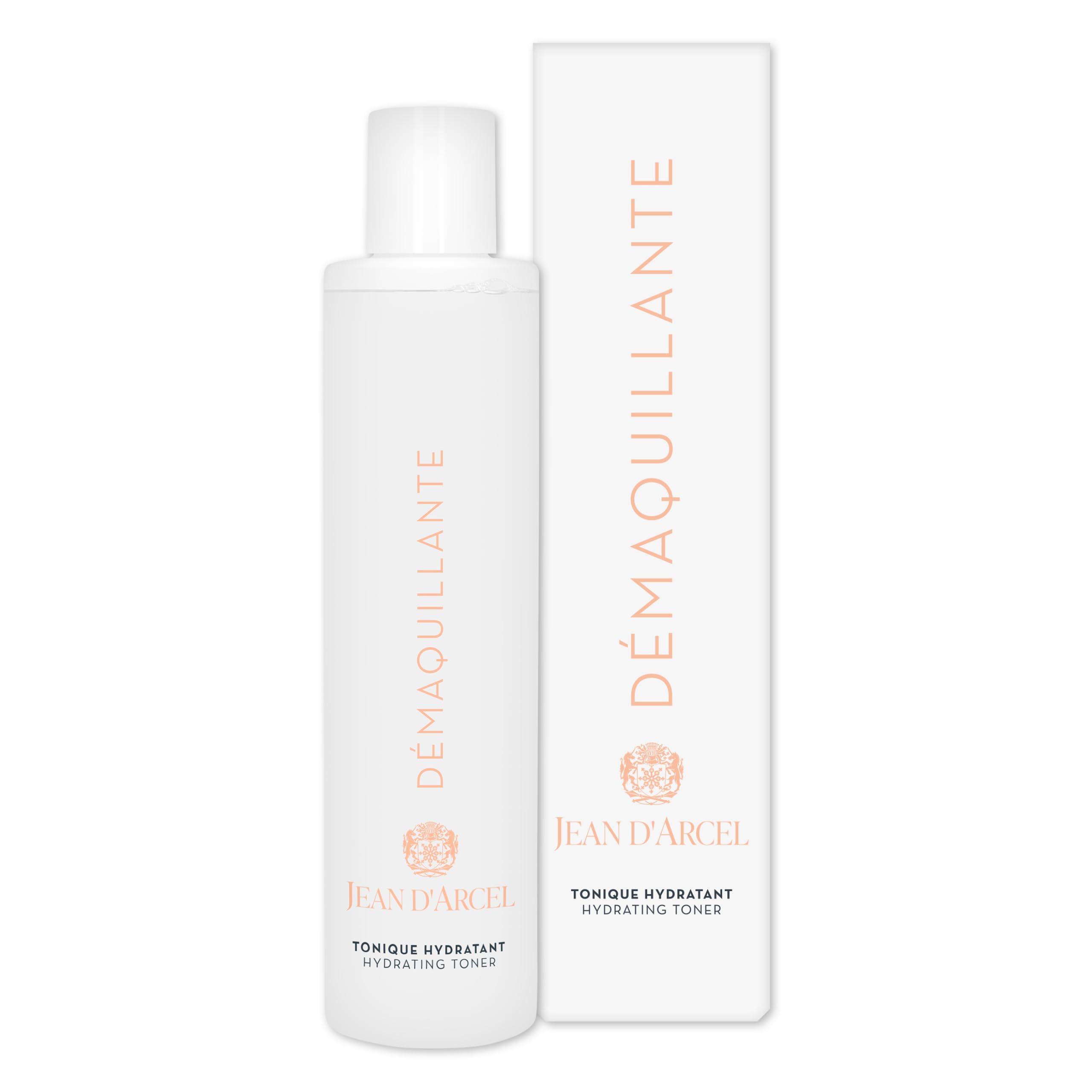 JEAN D'ARCEL DÉMAQUILLANTE Tonique Hydratant - Hydrating Facial Toner Against Dry Skin - With Hyaluronic Acid & Aloe Vera - Hydrating Toner - 200 ml
