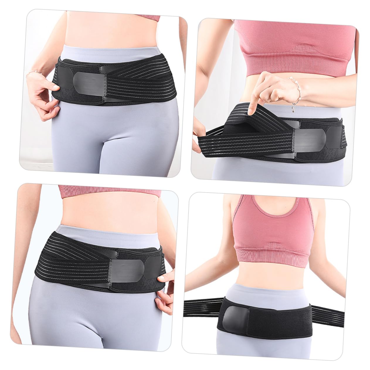 Didiseaon Fitness Waist Support for Men Women Breathable Belly Brace Sports Waist Protection Belt for Running Yoga