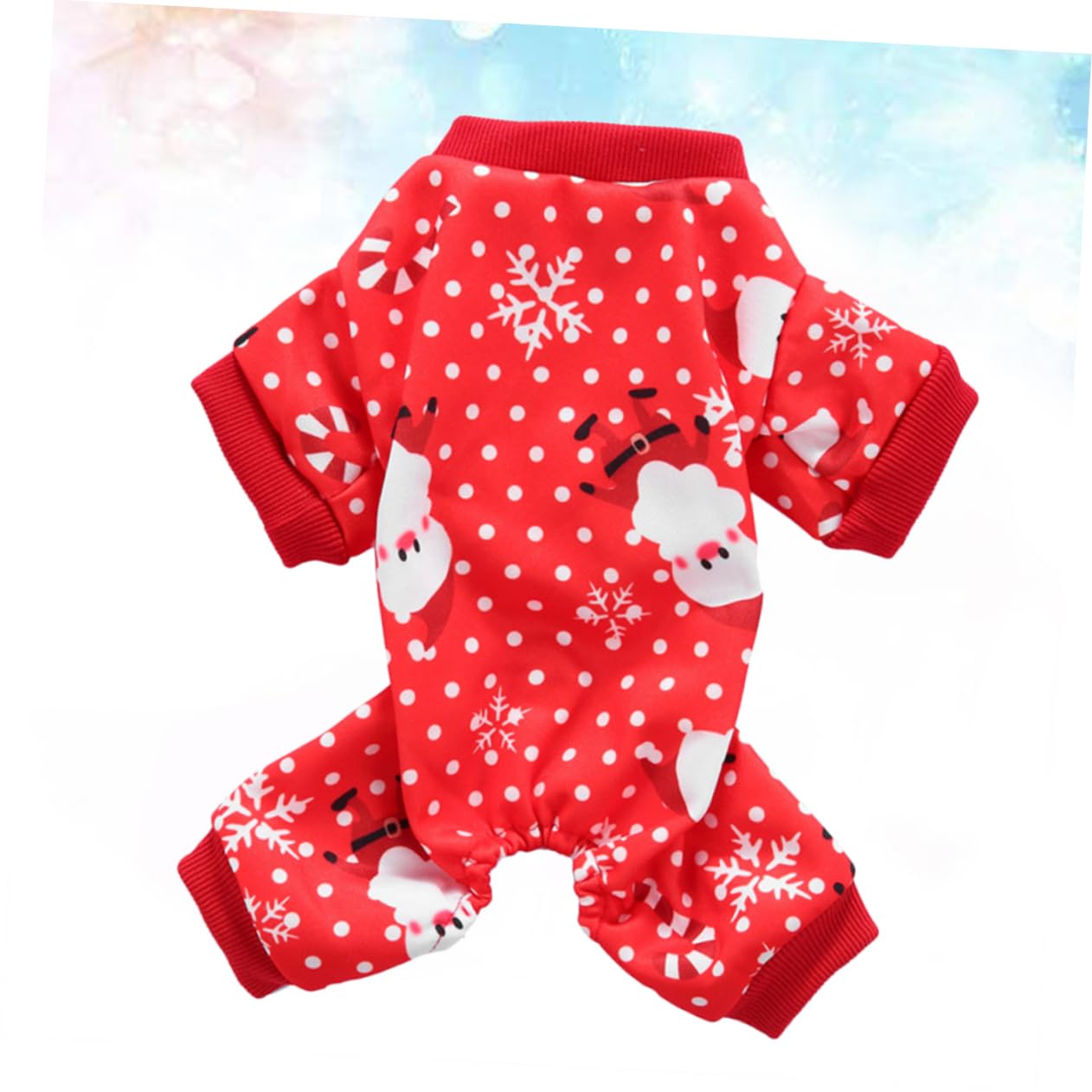 minkissy 3 Piezas suéter de Perro de Vacaciones Pijama de Cachorro Disfraz de Perro pequeño Camisa de suéter Vestidos Ropa de Fiesta para Mascotas paño de Navidad Personalidad Mono
