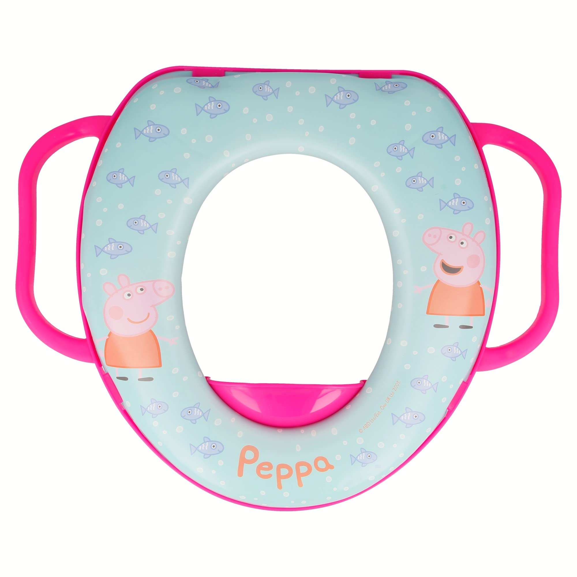 Image secondaire de Siège de Toilette Peppa Pig Rembourré pour Enfants - Bleu