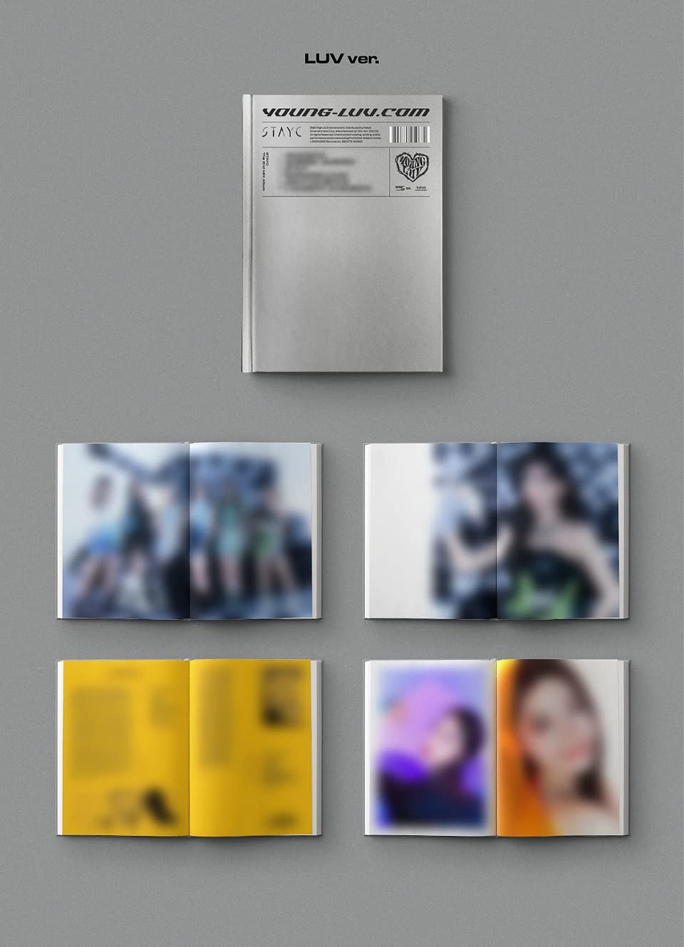 Genie Music STAYC YOUNG-LUV - Álbum de fotos (2 unidades, incluye póster plegado)