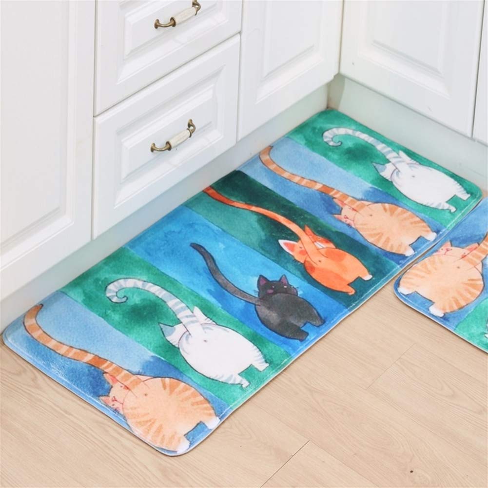 Tapis De Cuisine Chat De Dessin Animé Tapis Cuisine Devant Evier Long