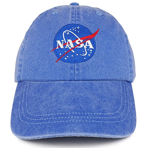 Armycrew Youth NASA Insignia Embroidered Soft Washed Cotton Twill Cap