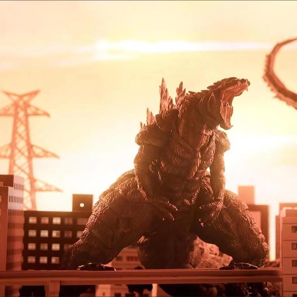 Mycity Architectural Model, Suitable for Matching Godzilla and Ultraman Themed Architectural Scenes, 1/300 Micro City (B)