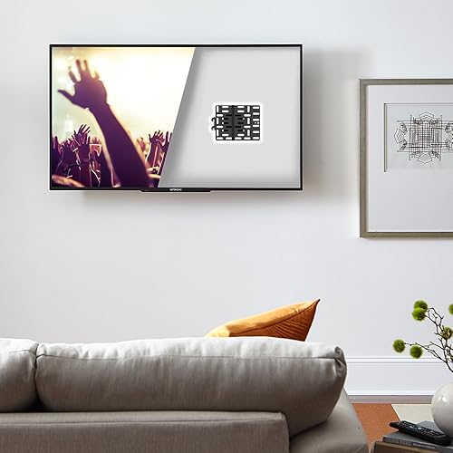 Miniatura 7 de Soporte universal para dispositivo de transmisión que sostiene dispositivos multimedia de hasta 3 libras de forma segura detrás de televisores de