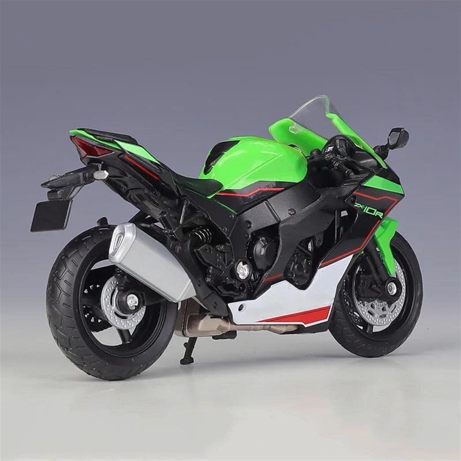 SEYXF Motorbike Toy 1:18 for Kawasaki for Ninja ZX10-R 2021 Motorcycle Model Simulation Alloy Toy