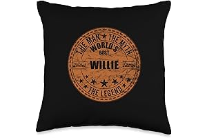 Willie Nelson The Man The Myth The Legend Personalized Throw Pillow