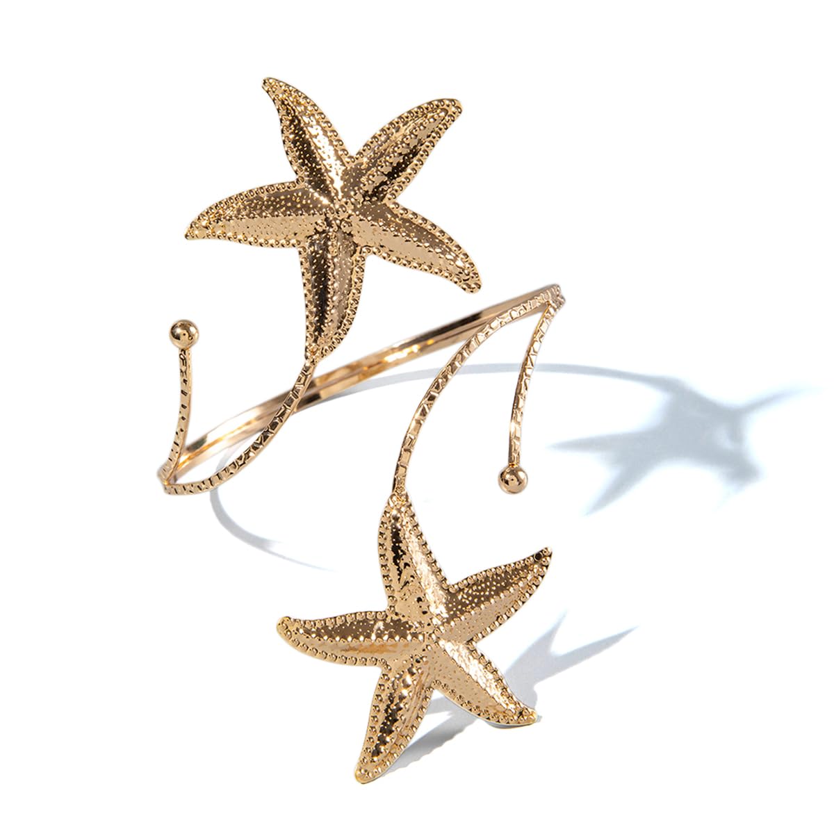 Gold Plated Stylish Kada Bajuband Bracelet Armlet for Women and Girls (16650b)