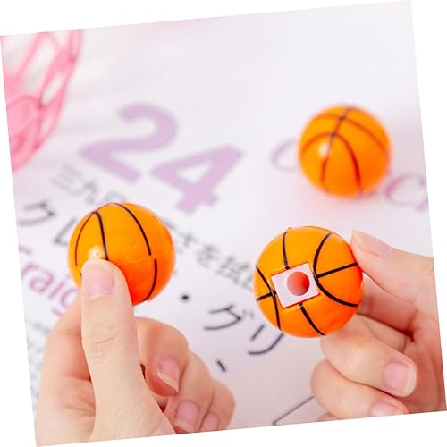 Miniatura 5 de 16 sacapuntas de colores, mini sacapuntas de baloncesto, sacapuntas manual para sacapuntas en forma de baloncesto, sacapuntas de plástico