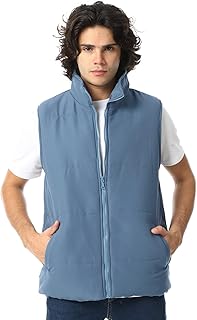 فيست بيسيك منفوخ بنمط ملابس الشارع برقبة مرتفعة للرجال من اندورا