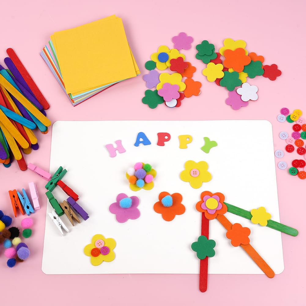 Ainiv Lavoretti Creativi per Bambini, DIY Art Craft Set da 10 Pacchi, Giochi Creativi Kids Mestiere Fai da Te Decorazioni Giocattoli, Giochi Creativi Bambina 3+Anni, Giocattoli Regali Bambini