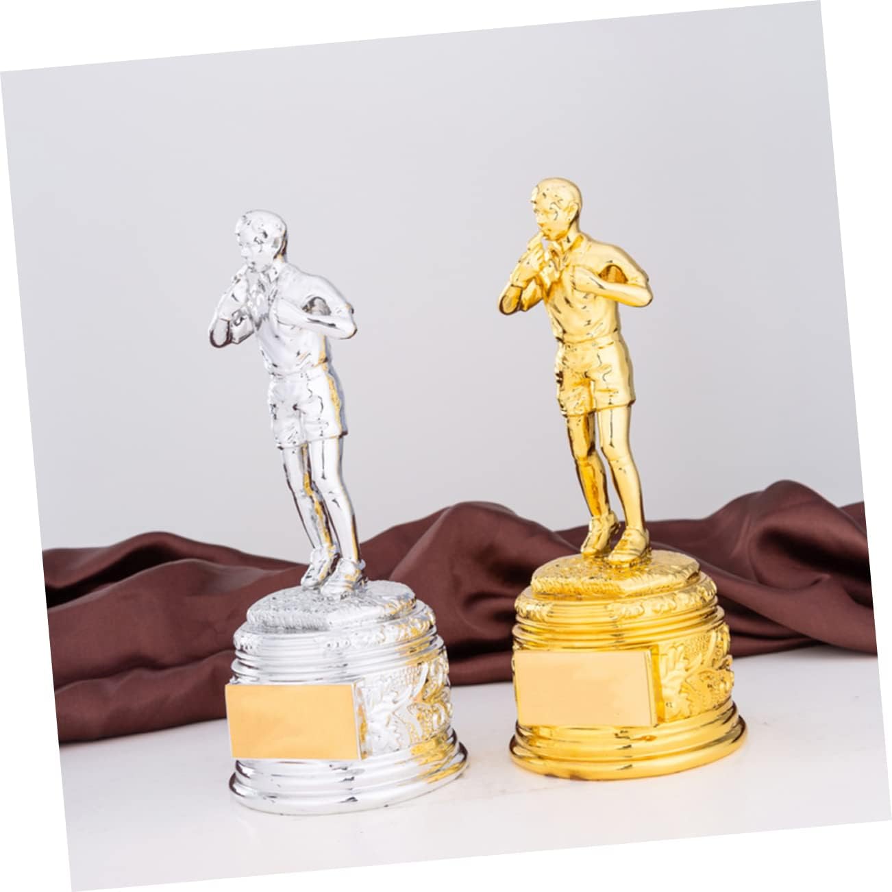 1Pc Golden Resin Football Referee Trophy with Base Durable Award for Schools and Companies for Competitions and Recognition of Efforts