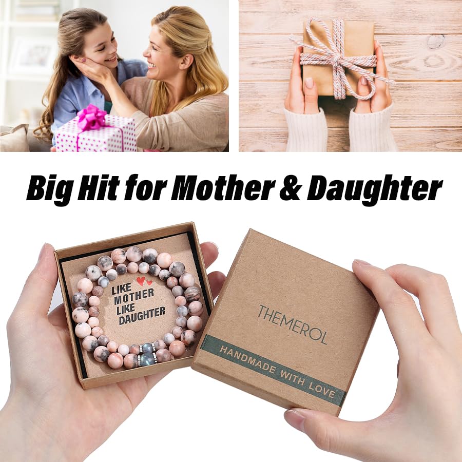 Mother-Daughter-Bracelets-Mommy-and-Me-Bracelets-First-Day-of-Kindergarten-Bracelet-Back-to-School-Gifts-Mom-and-Daughter-Bracelets-Matching-Easter-Christmas-Stocking-Stuffer-Valentines-Link