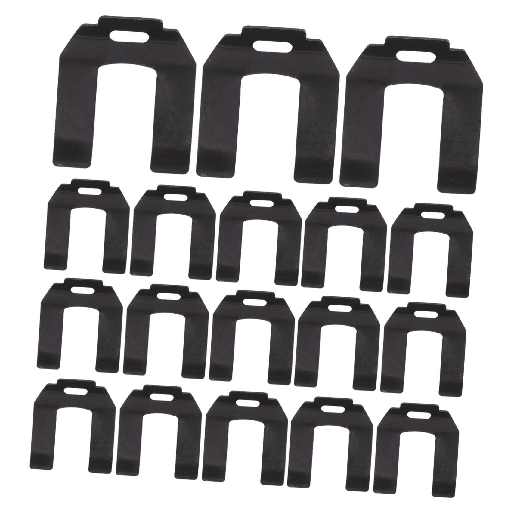 Abrazaderas de manguera FOMIYES de metal tamaño 10 para mantenimiento de coche, 30 uds