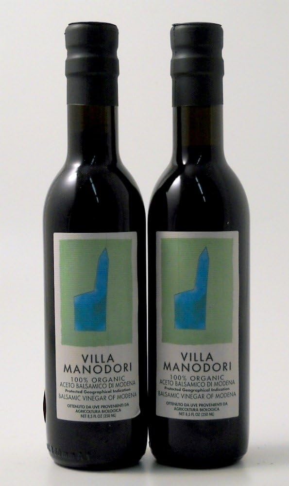 De La Rosa Organic White Balsamic Vinegar, Aged in Spanish