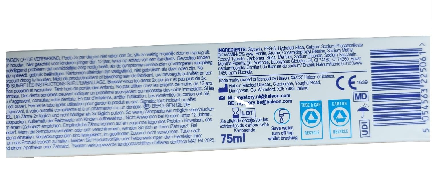 Sensodyne Clinical Repair pasta do zębów Deep Clean – 12 sztuk w opakowaniu – 75 ml
