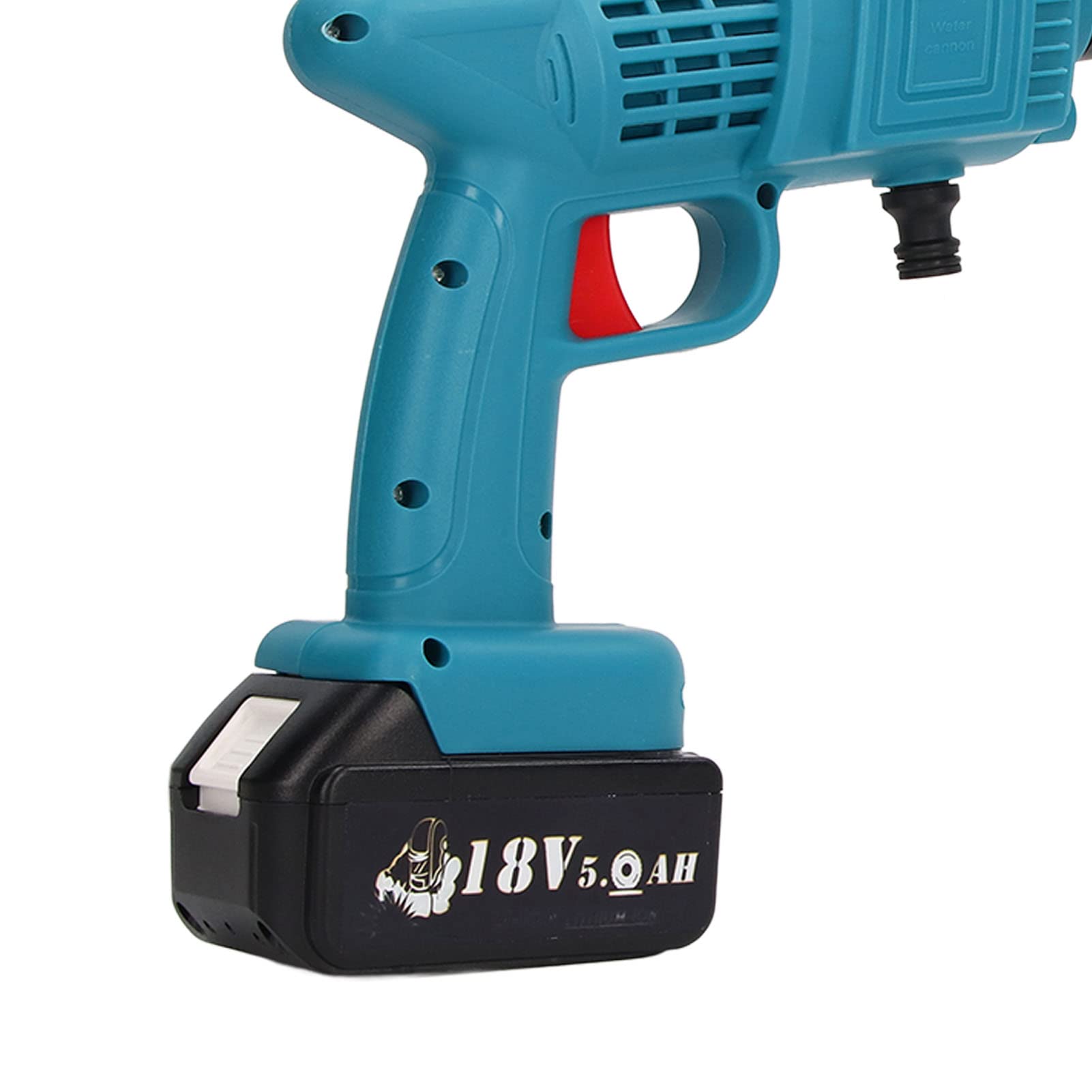 Hidrolimpiadora de Coche, hidrolimpiadora de Coche Recargable de 800W, hidrolimpiadora portátil inalámbrica con Filtro para BL1815 BL1820, para regar Jardines, Limpiar tejados, Barcos, Suelos