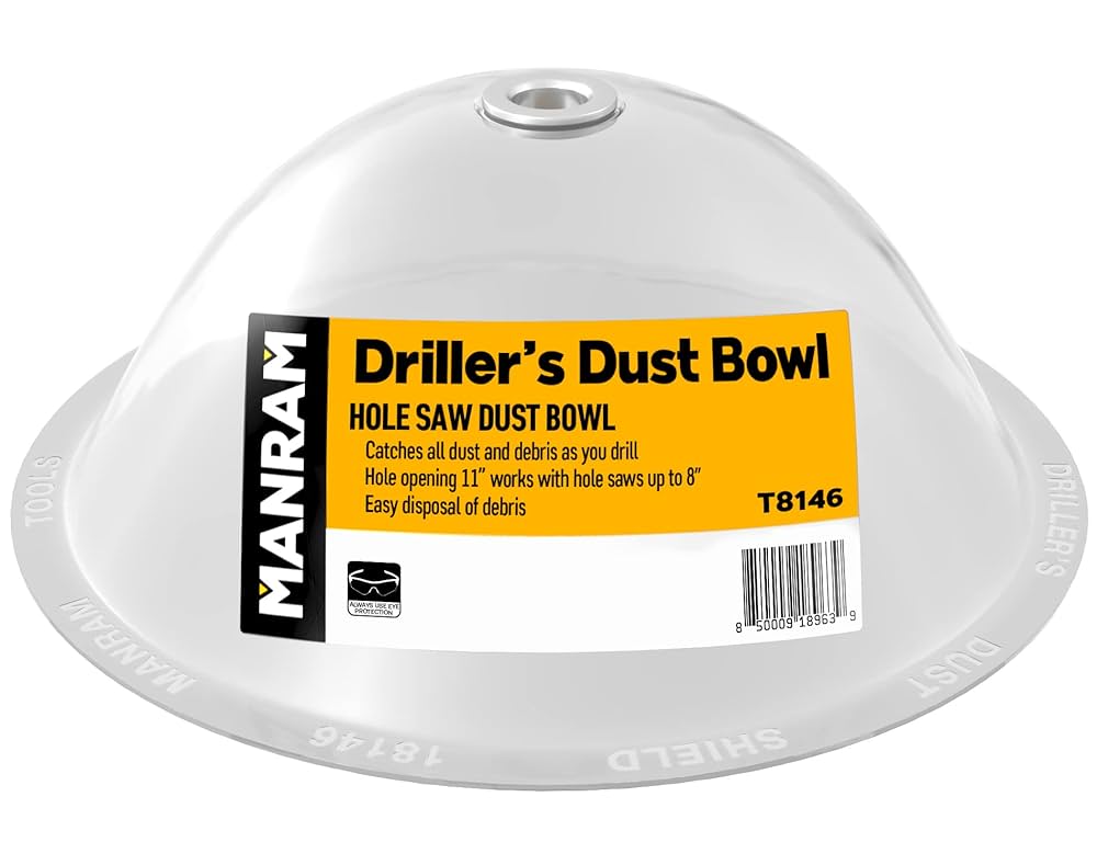 Drill Dust Collector Catcher Attachment, Electric Drill Dust Cover Ash Bowl Accessory Dustproof 2855553213712