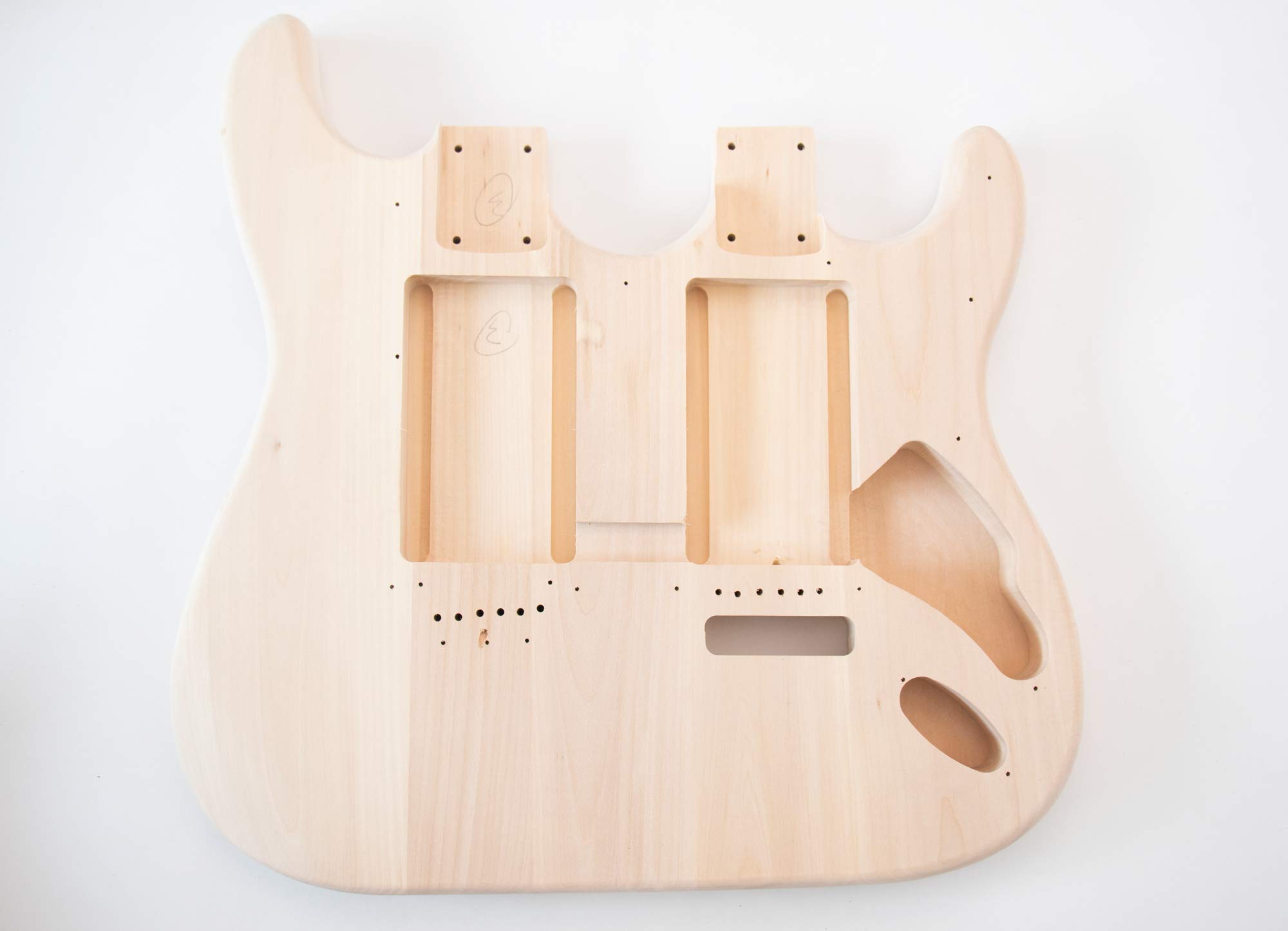 The FretWire Double Neck 6 String 12 String DIY Electric Guitar Kit