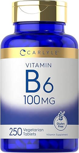 Carlyle Vitamina B6 100 mg 250 comprimidos Vegetariana sin OMG sin gluten