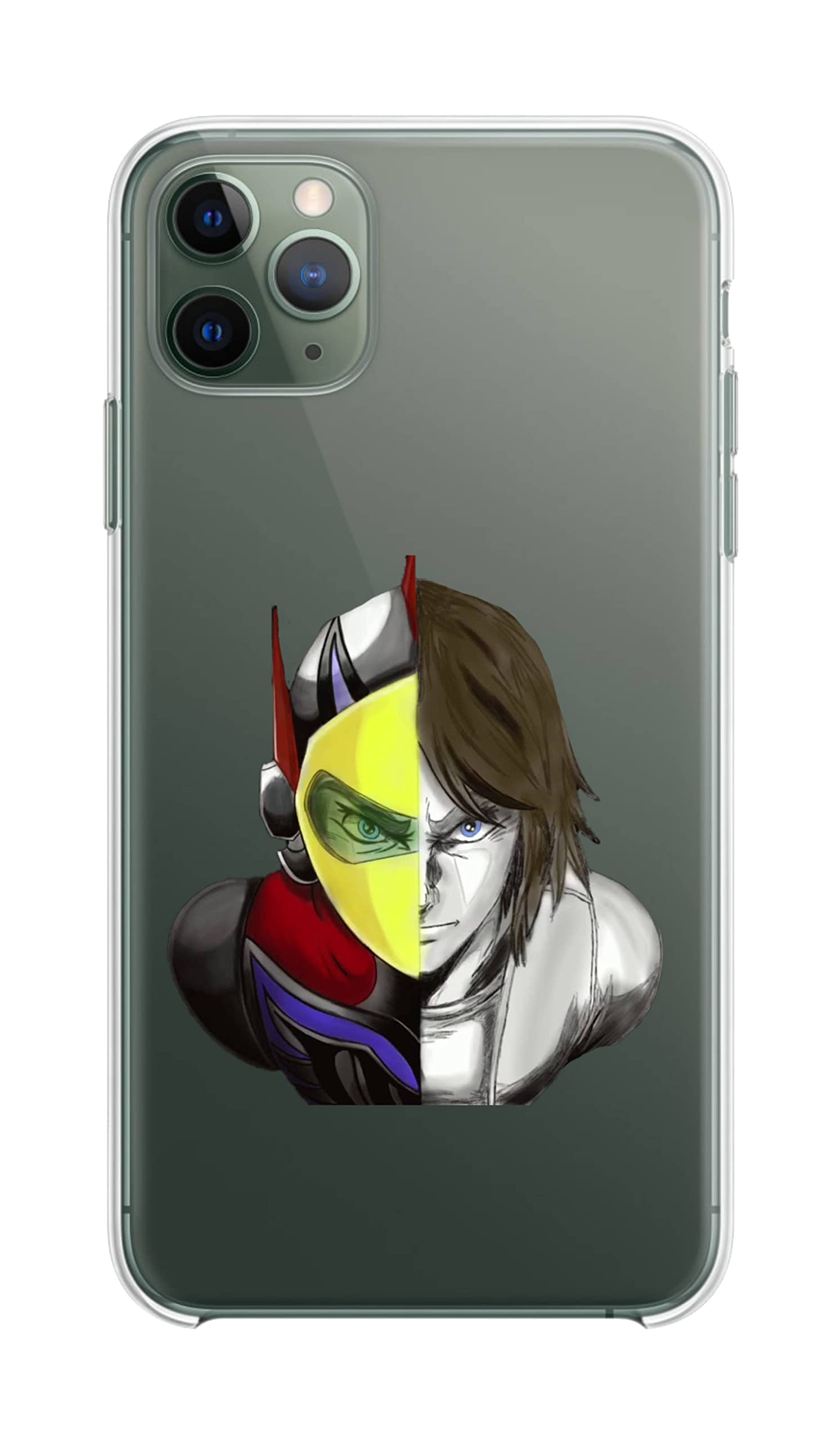 NEW Cover Compatibile Con Tutti i Modelli iPhone – Goldrake Actarus Robot Anni 80 – Trasparente UltraSottili AntiGraffio Antiurto Case Custodia