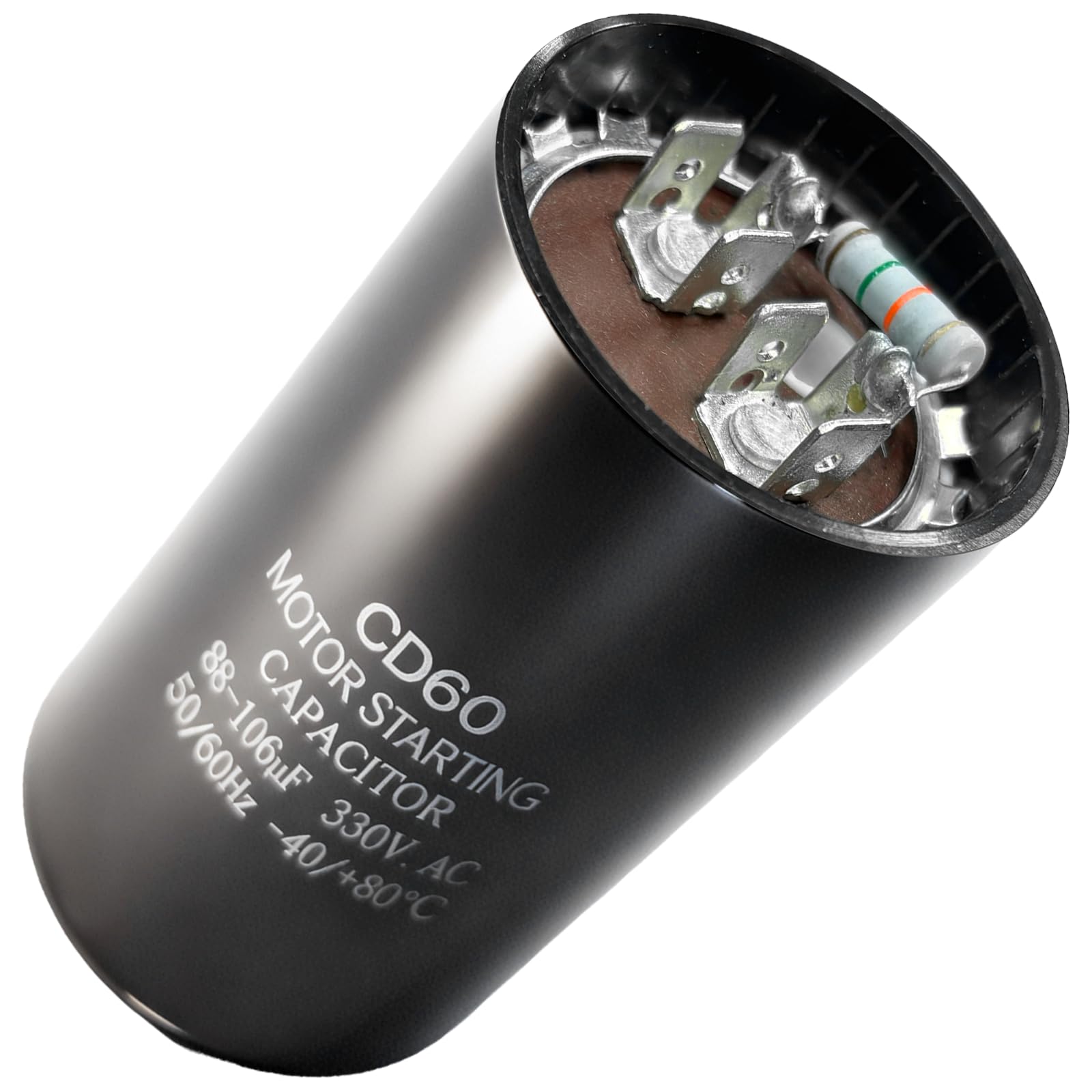 43-17075-04 Start Capacitor Replacement for Air Conditioner Condenser 88-106 UF 88/106 MFD 330VAC (Code 1)